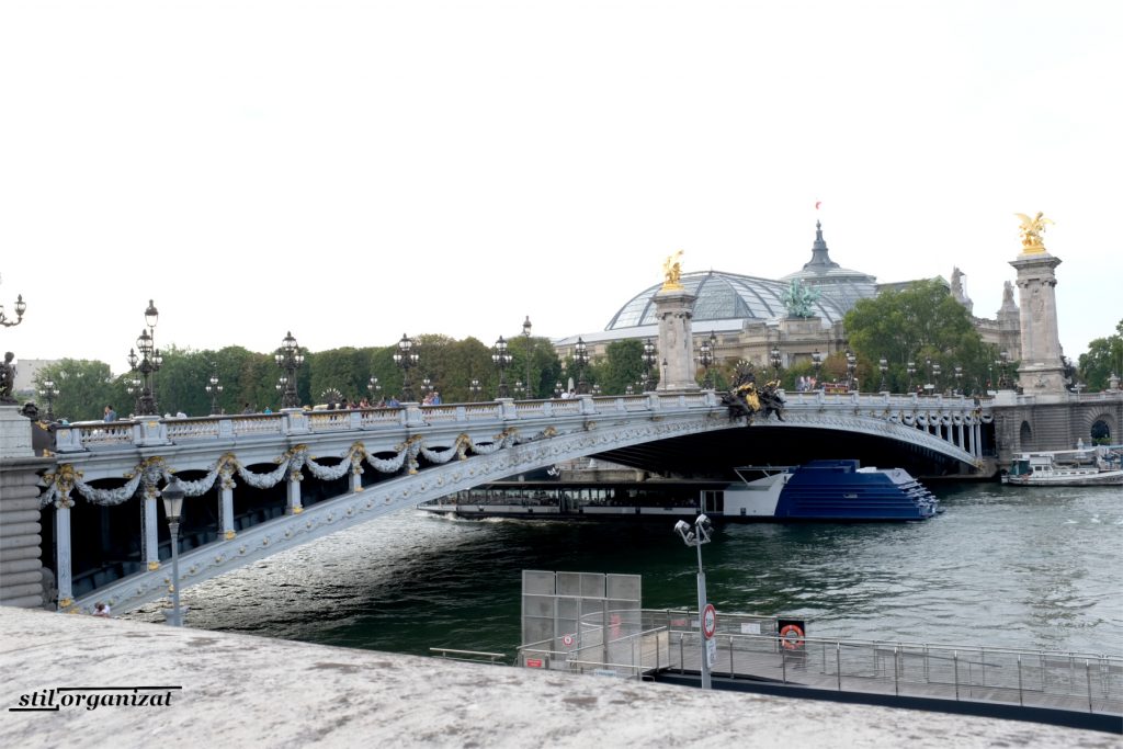 La pas prin Paris - pod pe Sena